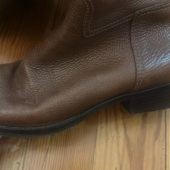 Brown tall riding boots Tory Burch 8.5, good condition - Picture 13 of 14
